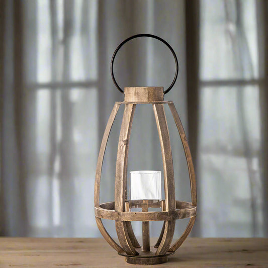 Brette Windowpane Bellied Lantern