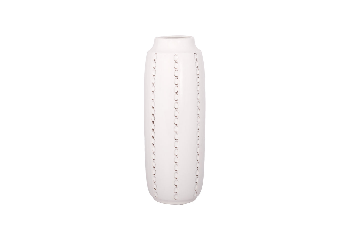 Tallis Ceramic Vase with Textured Design
