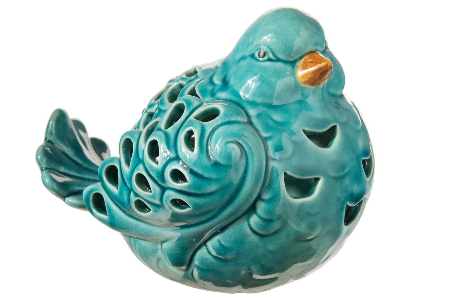 Ellora Cutout Ceramic Bird Figurine
