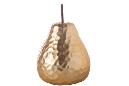 Ceramic Pear Figurine Gloss Finish-6.25"H