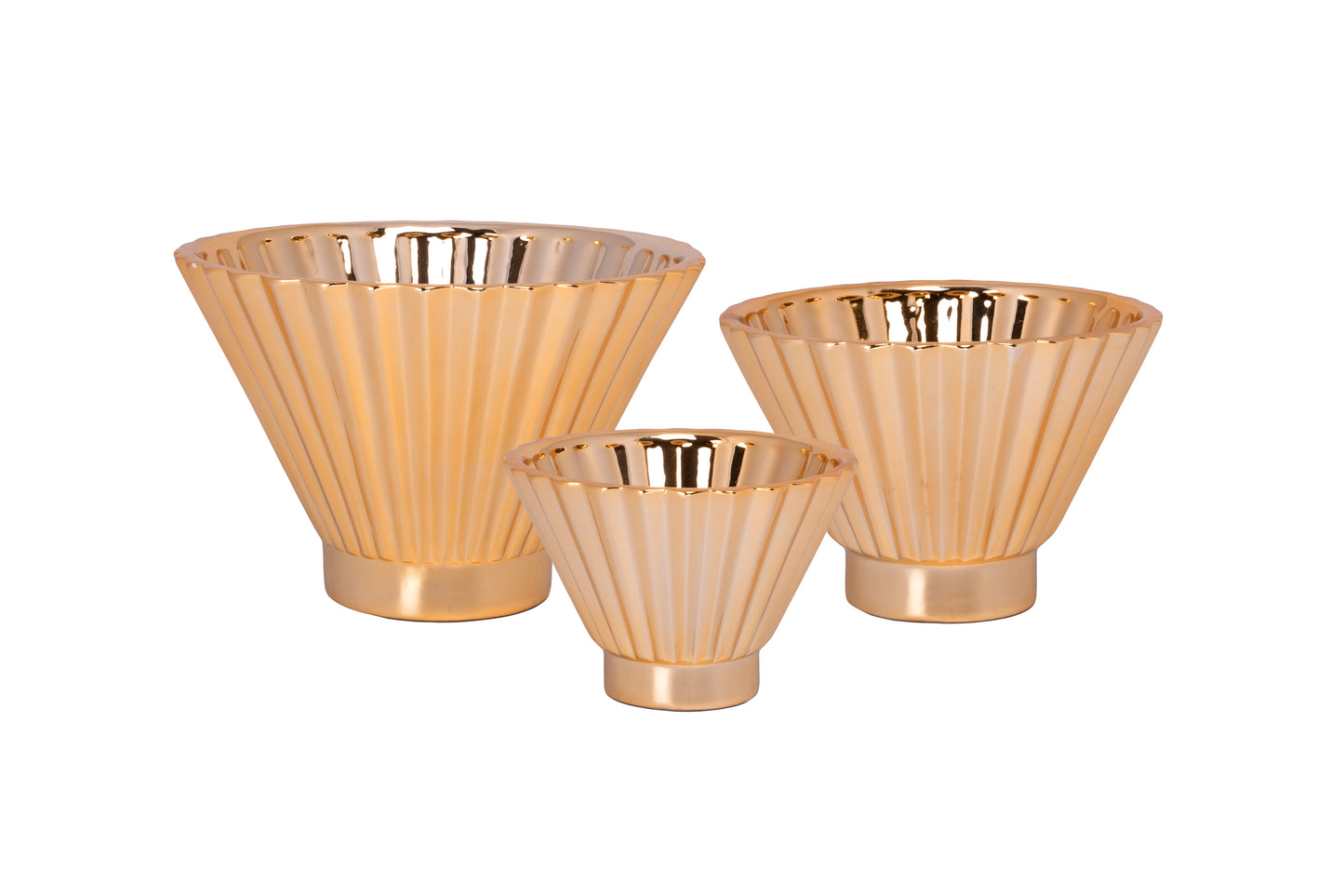 Orla Gold Embossed Round Bowl Set