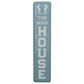 The Beach House Teal Metal Wall Art Sign