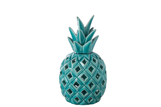 Ceramic Pineapple Figurine Gloss Finish