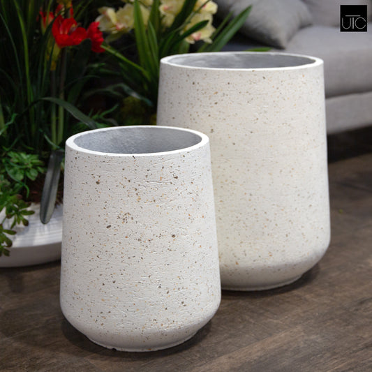 Serelisse Cement Flower Pot (Set of 2)