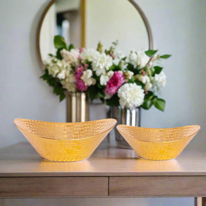 Reva Ceramic 2-Piece Oval Bowl Set