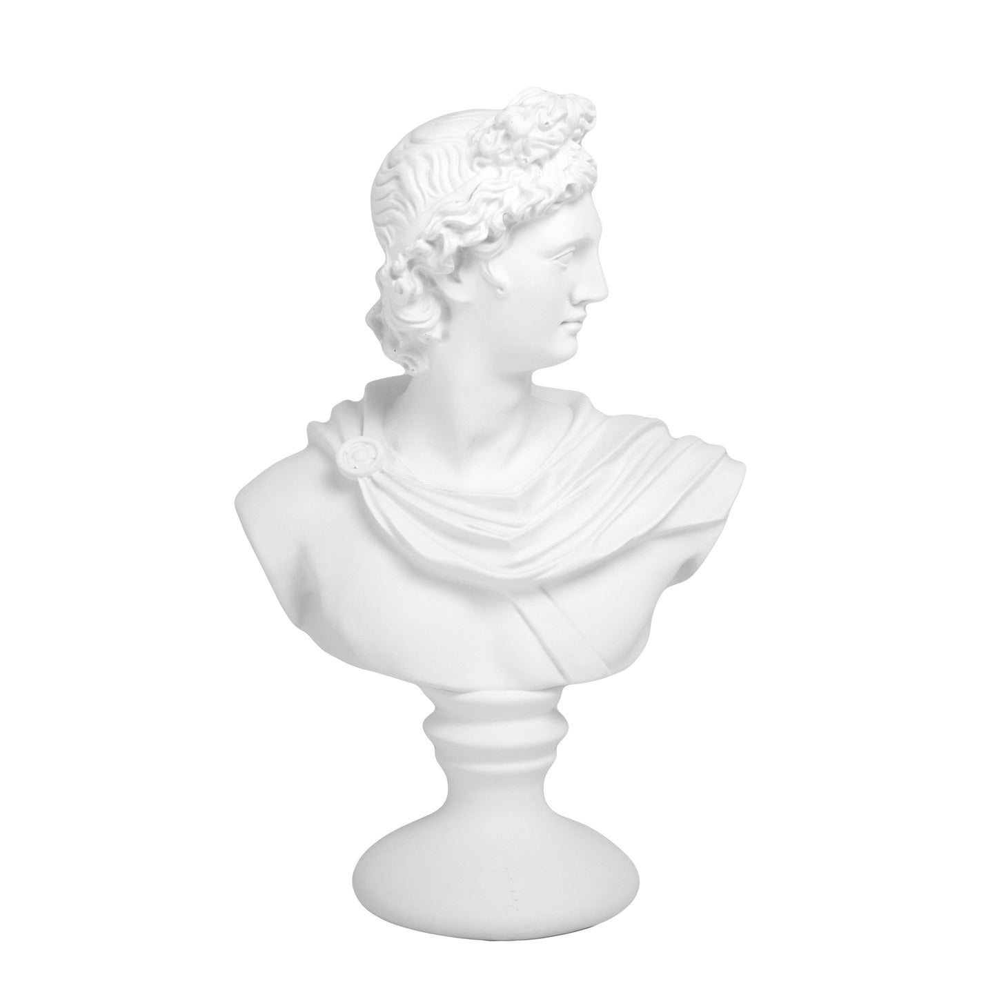 Atlas Resin Male Head Sculpture