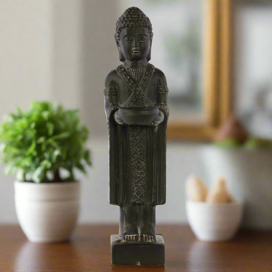 Tenzin Standing Buddha Terracotta Figurine