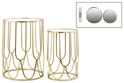 Metal Table Metallic Finish