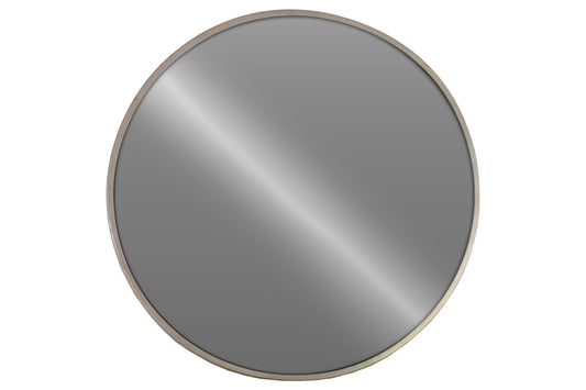 Metal Mirror Metallic Finish Silver 36"H