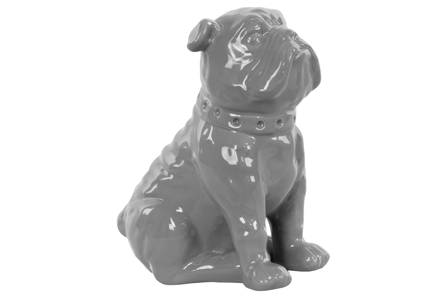 Hudson Glossy Bulldog Figurine