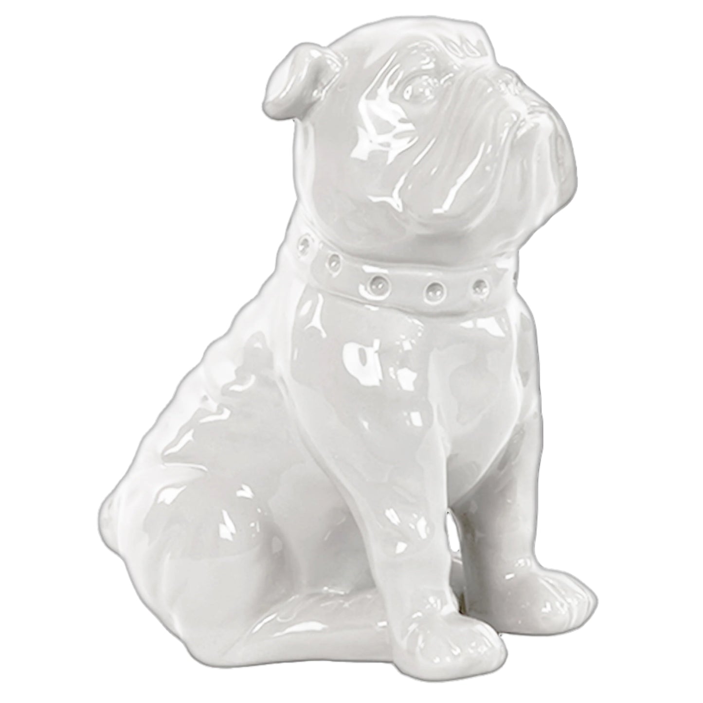 Hudson Glossy Bulldog Figurine