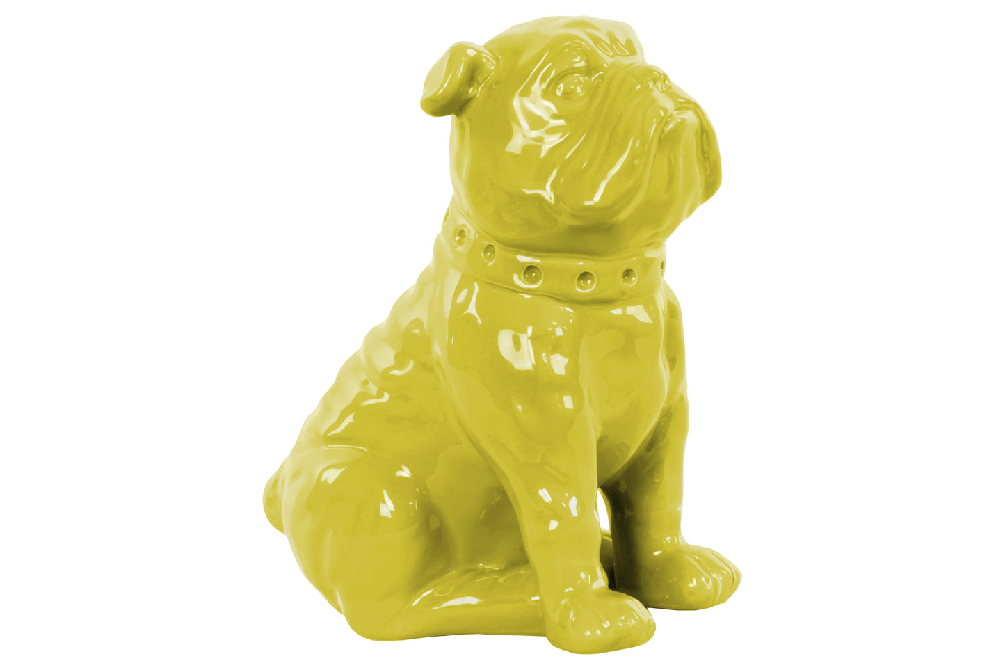 Hudson Glossy Bulldog Figurine