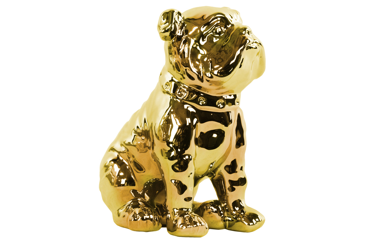 Hudson Glossy Bulldog Figurine