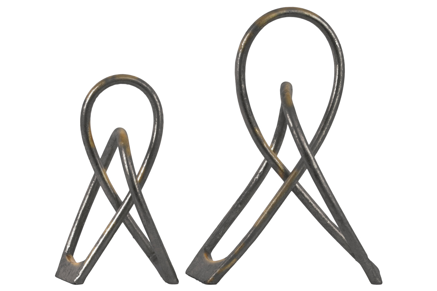 Metal Metallic Finish-16"H