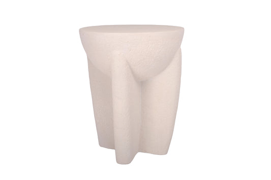 MGO Side Table Cream-18.00"H