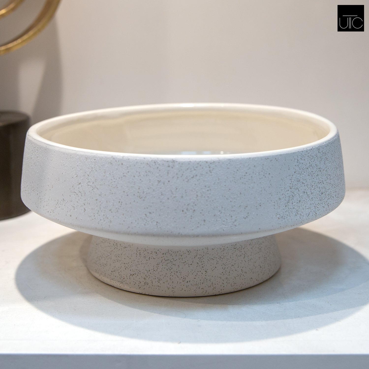 Mystique Ceramic Footed Bowl