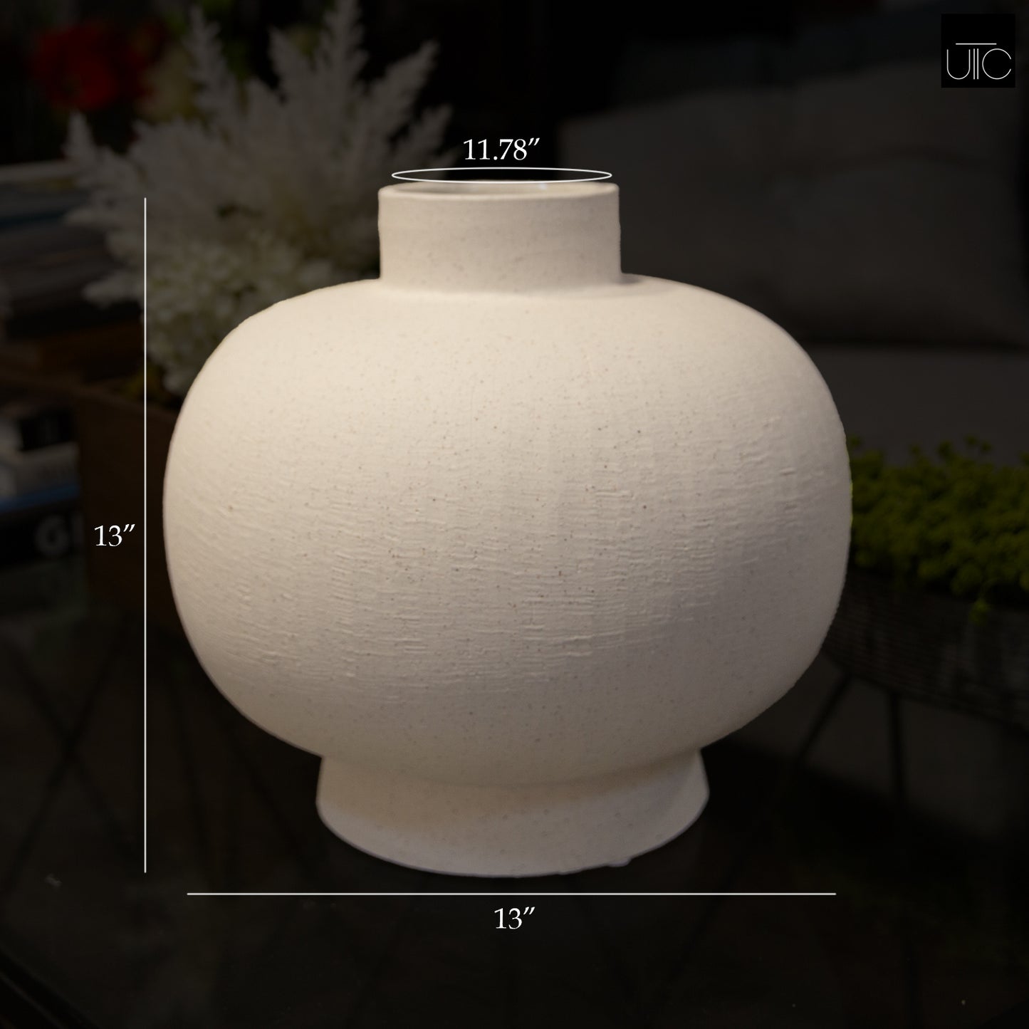 Cavelle Stoneware Flower Pot