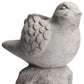 Crest Cement Bird Figurine