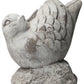 Cement Bird Figurine Distressed Finish