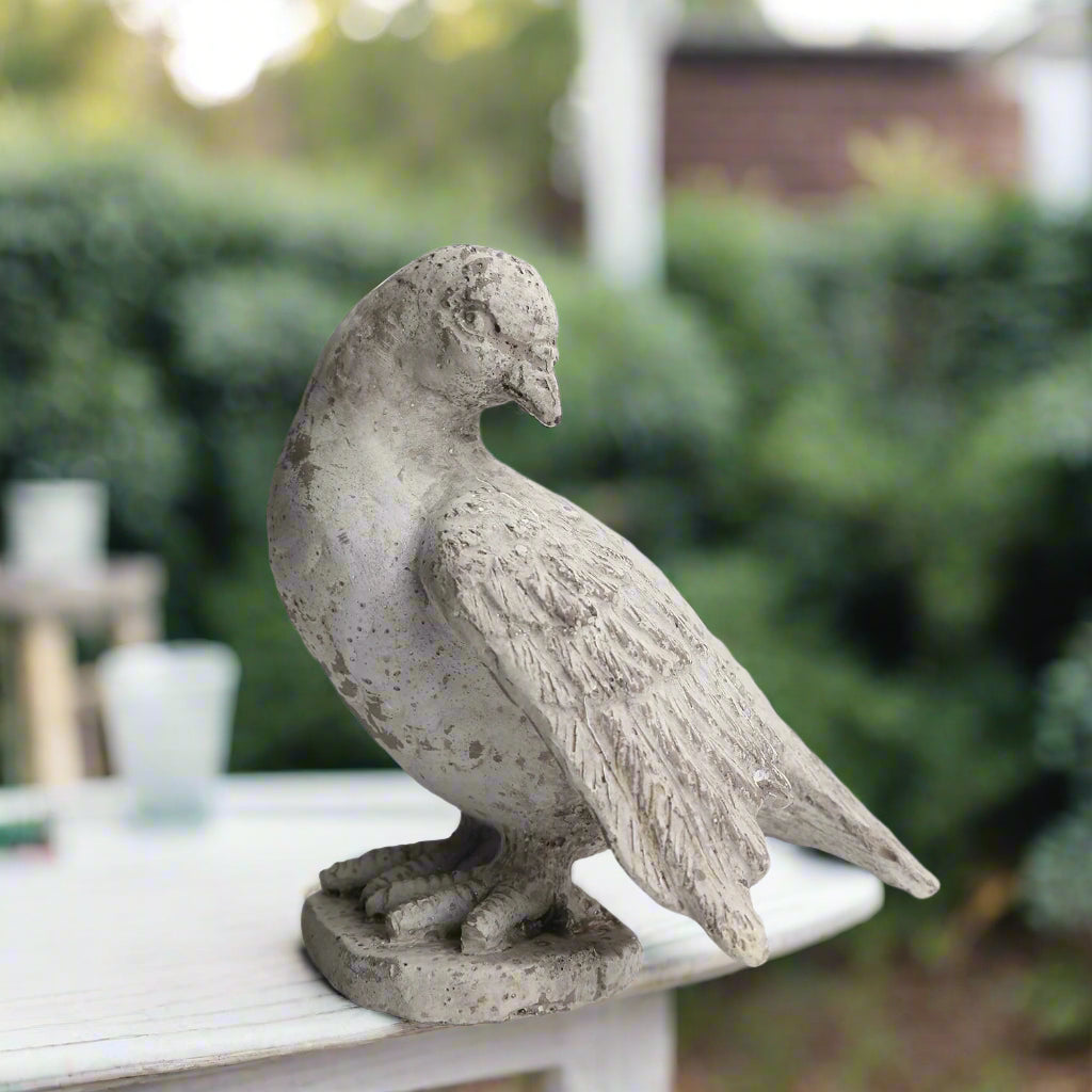 Camz Standing Cement Bird Figurine