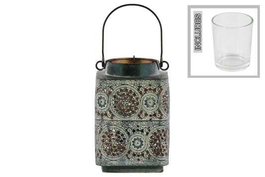 Metal Lantern Coated Finish