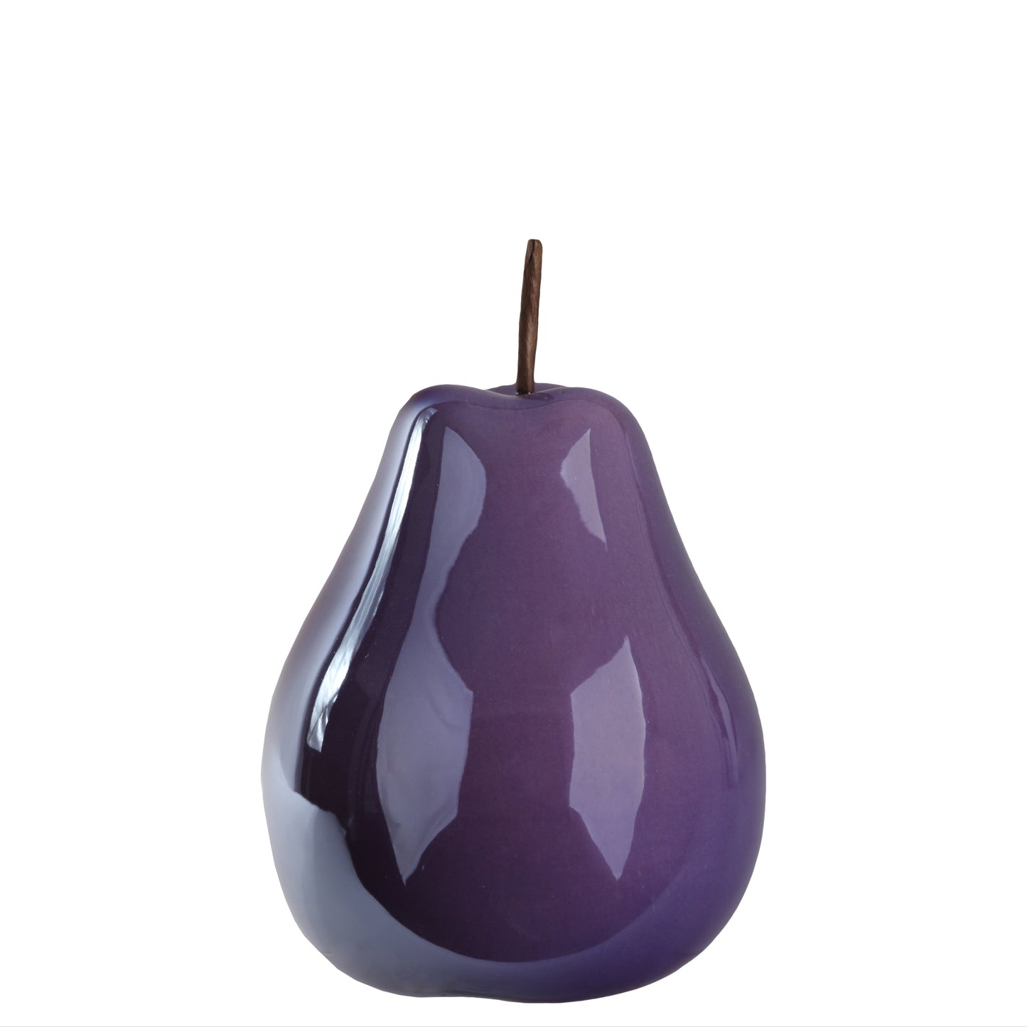 Ceramic Pear Figurine SM Pearlescent Finish