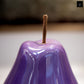 Ceramic Pear Figurine SM Pearlescent Finish