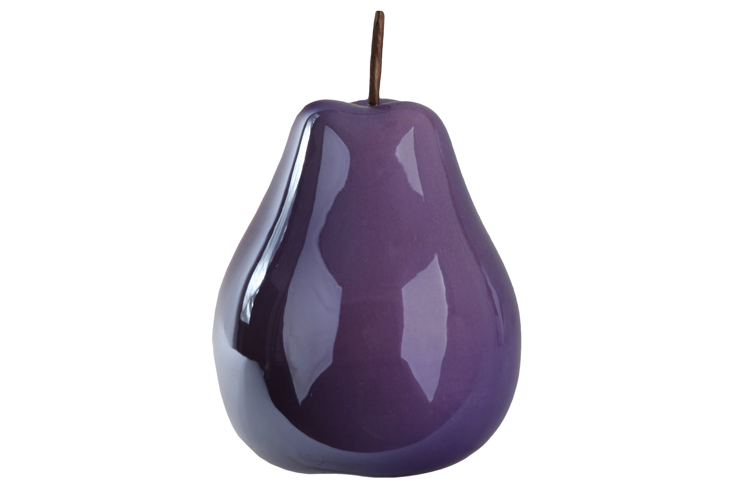 Ceramic Pear Figurine SM Pearlescent Finish