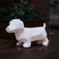 Ceramic Figurine Gloss Finish White-5.75"H