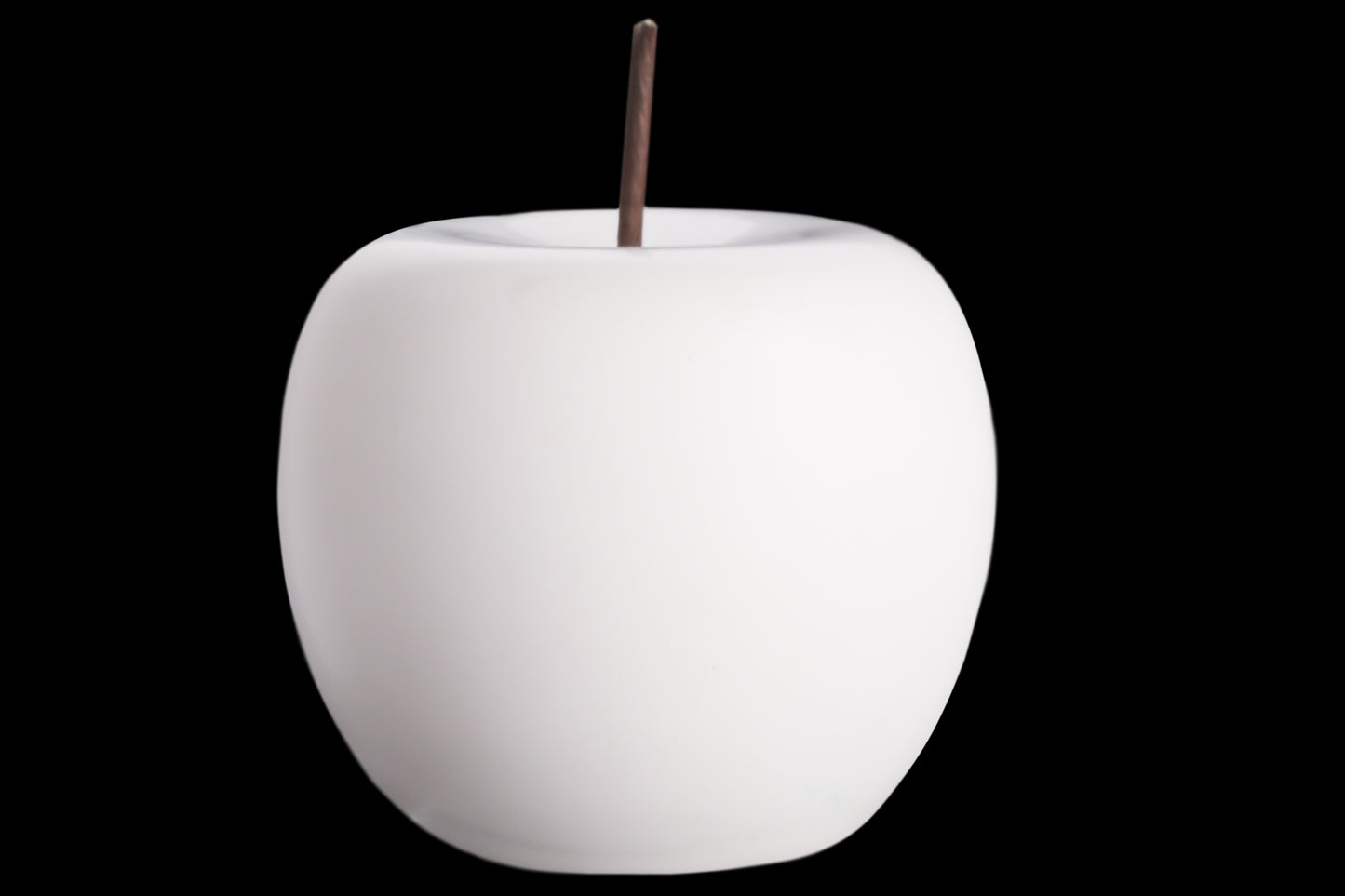 Ceramic Apple Figurine Polished Pearlescent Finish