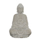 Cement Buddha Gray-12.00"H
