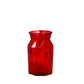 Arvella Red Glass Vase-Urban Trends Collection-Urban Trends Collection