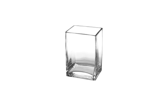 Rectangle Clear Glass-8.00"H-Urban Trends Collection-Urban Trends Collection