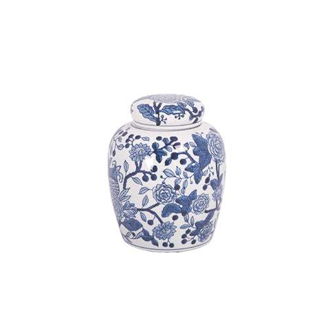 Adeline Ceramic Chinoiserie Ginger Jar