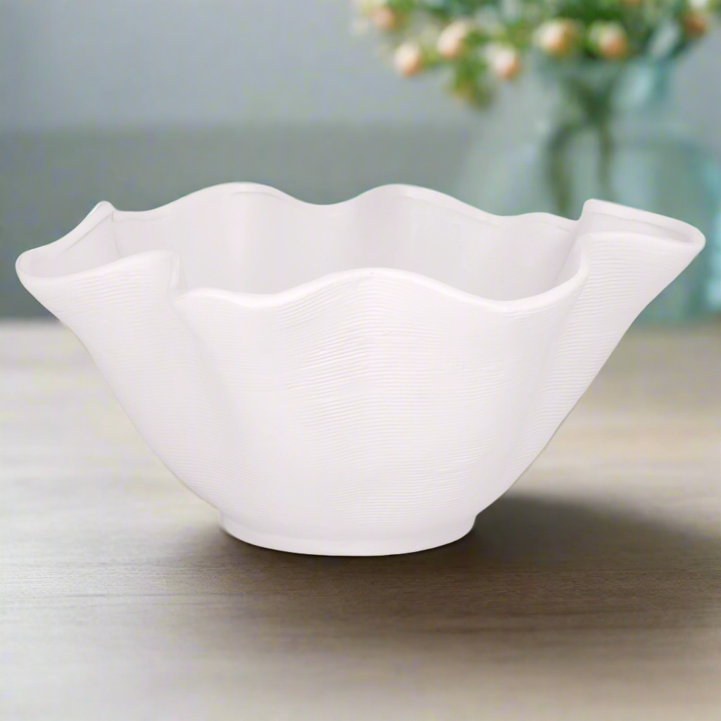 Mirella Ceramic Coral Design Bowl