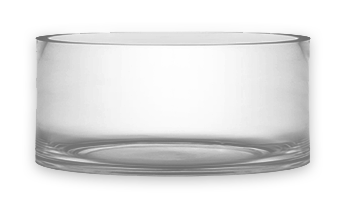 10x10x5 Cylinder Clear Glass-Urban Trends Collection-Urban Trends Collection